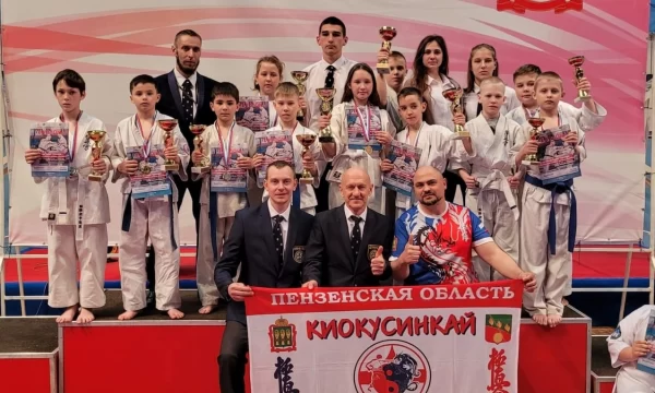 Представители Сердобской школы каратэ киокусинкай приняли участие в областном турнире